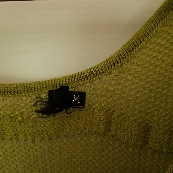 Sheer Green Tank Top - Picture 3 of 4